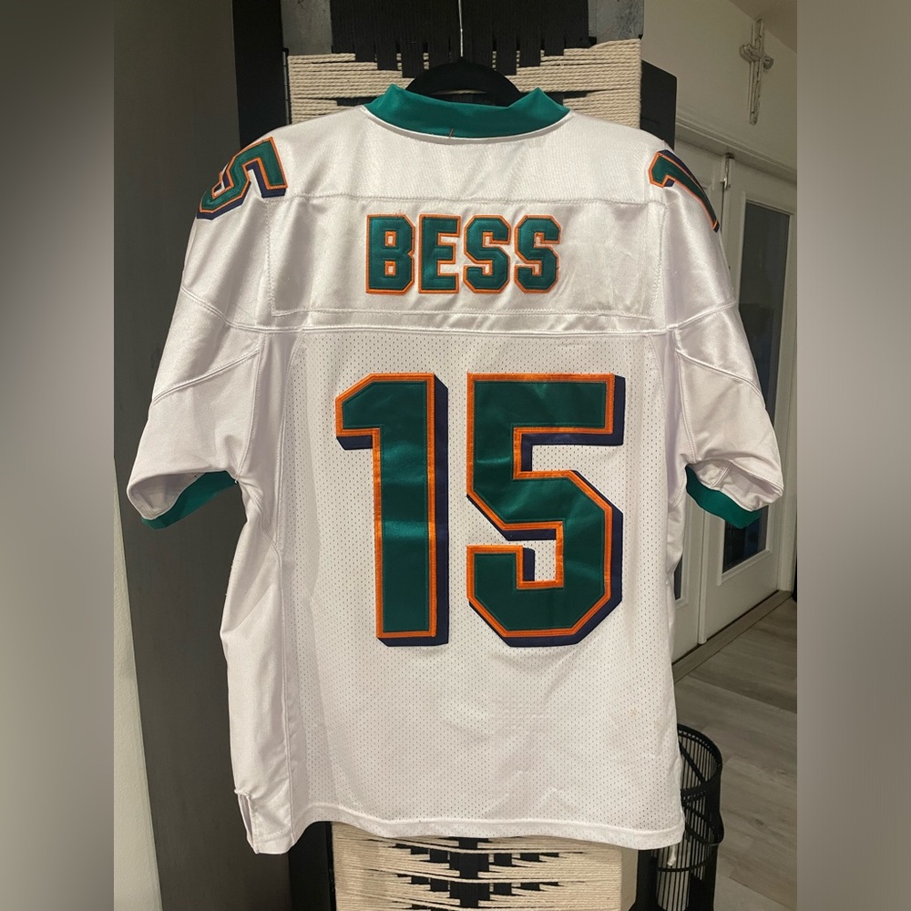Miami Dolphins NFL Football Reebok Mens Jersey #15 BESS Size 48”